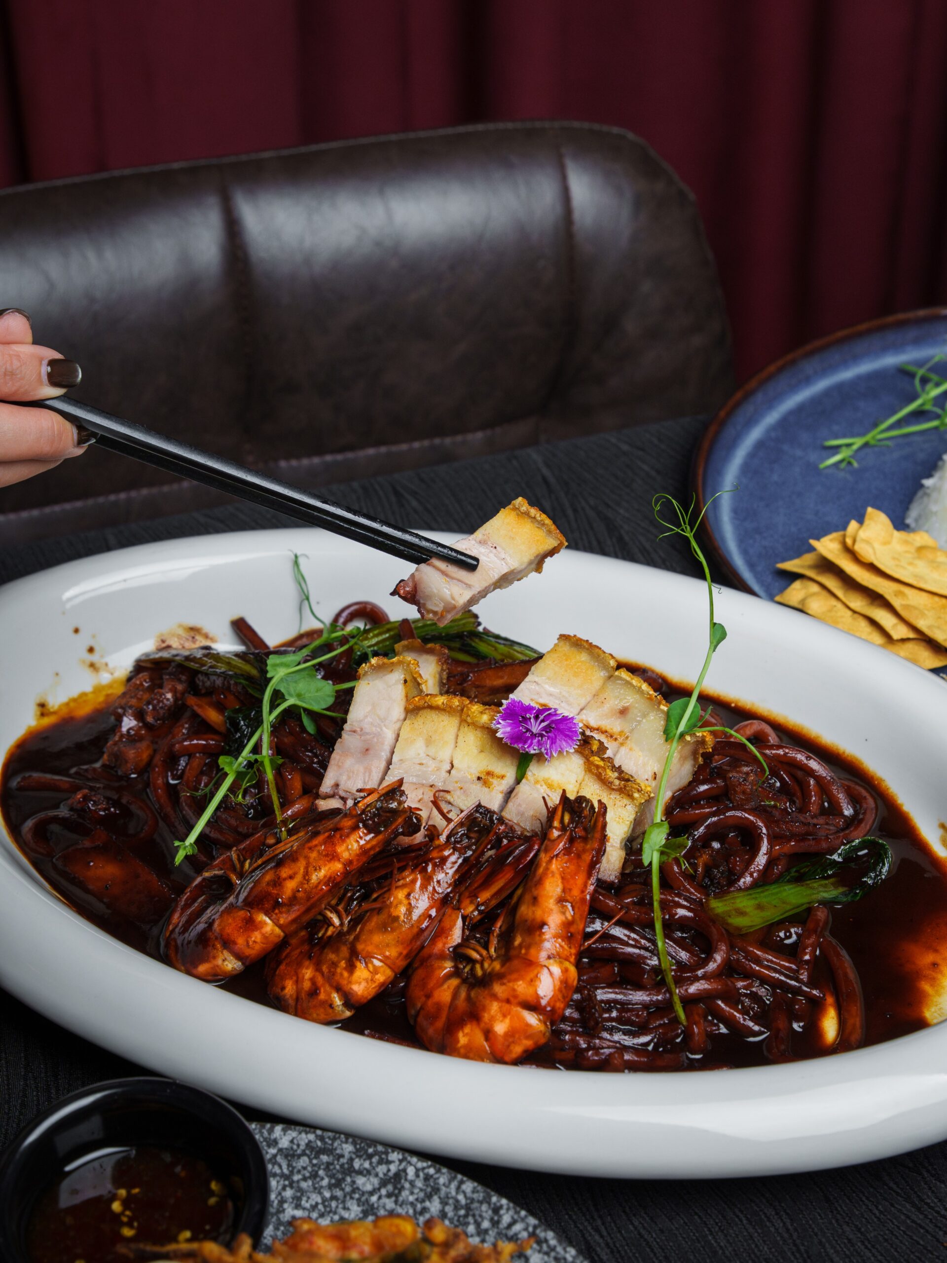 Just Wine TTDI Roast Pork Hokkien Mee